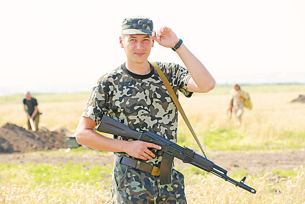 Боєць Павло побажав щасливої дороги