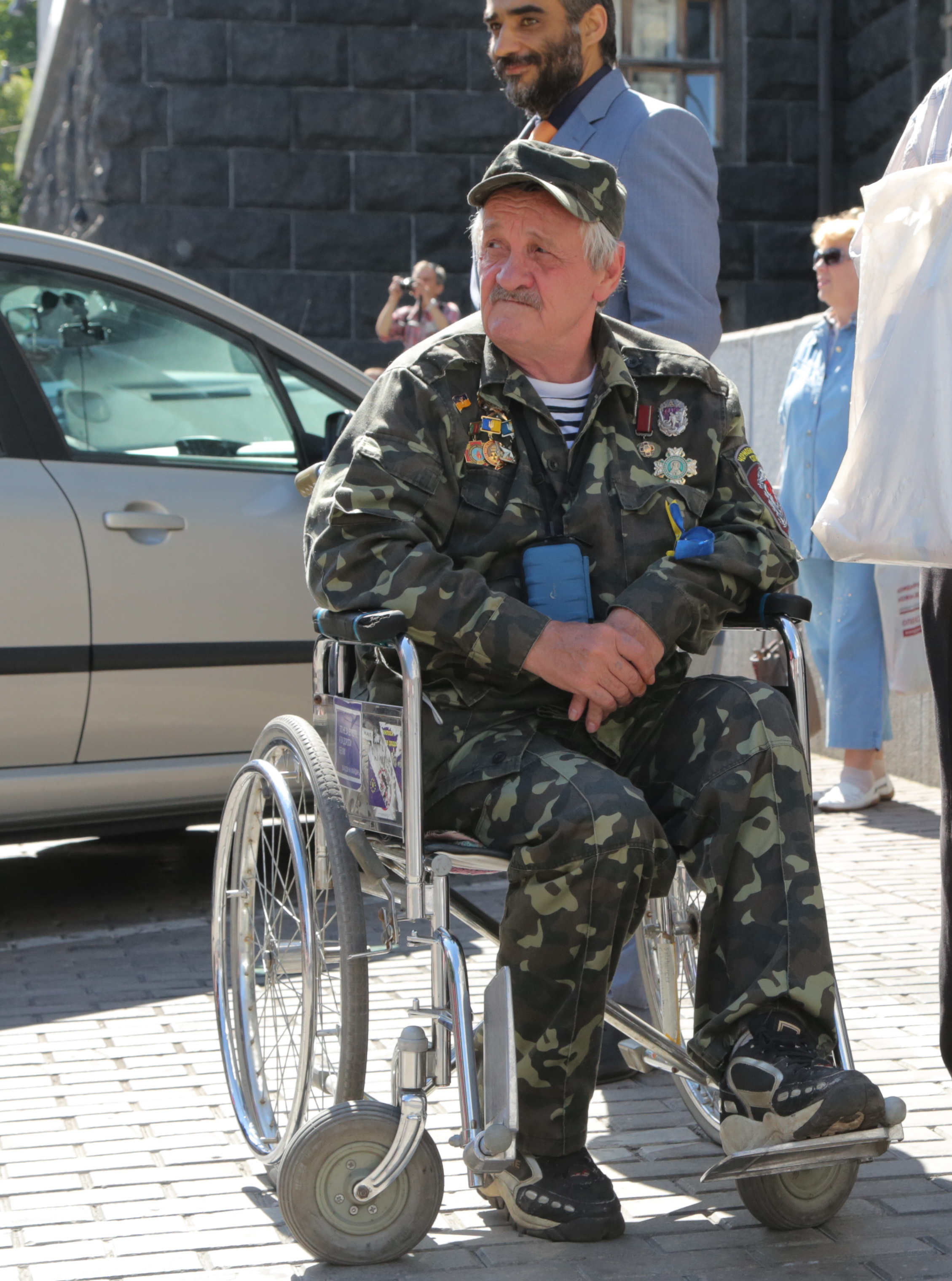 Учасники бойових дій сподіваються,  що уряд посилить їхній соцзахист. Фото Oлександра ЛЕПЕТУХИ