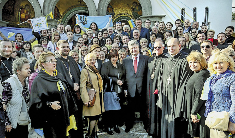 В Італії наші співвітчизники гідно підтримують європейський поступ України. Фото з сайту president.gov.ua