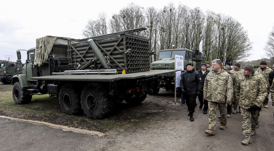 Сучасні системи озброєння успішно стримують ворога на східних рубежах. Фото з сайту president.gov.ua