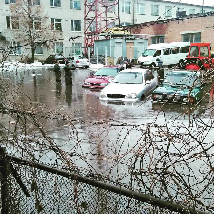 Охтирка перетворилася на Венецію. Фото надане автором