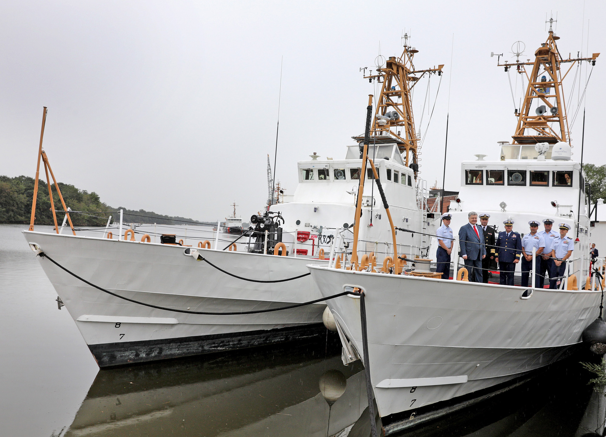 Американські патрульні катери невдовзі стануть у великій пригоді українським прикордонникам. Фото Михайла ПАЛІНЧАКА