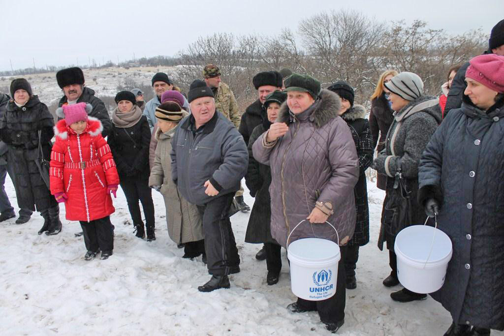 Люди занепокоєні намірами окупаційних адміністрацій віджати окремі водоканали. Фото надав автор