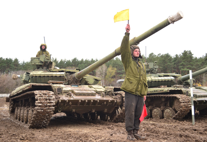 Під час бойових навчань. Фото з архіву ВІТВ