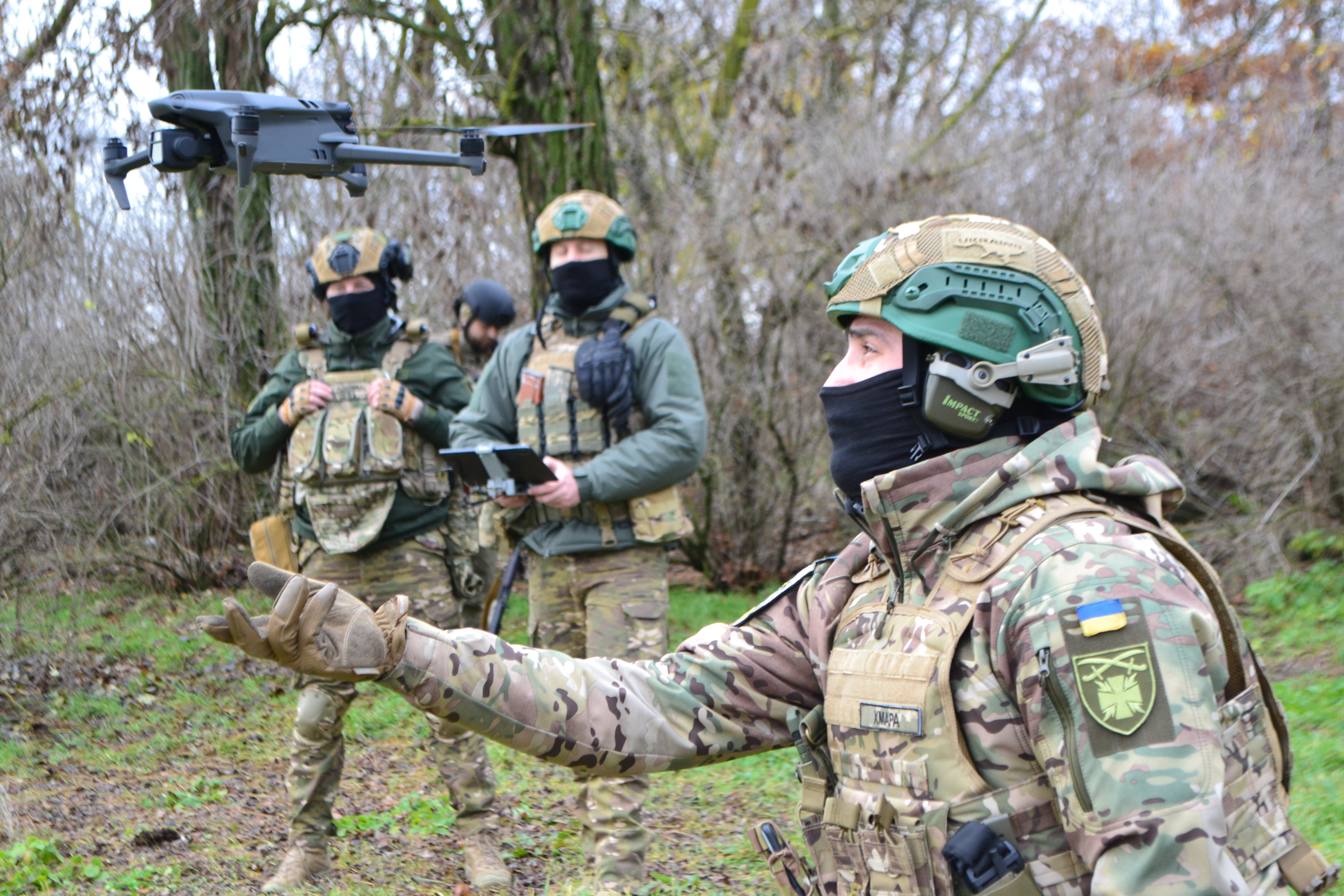 Працює підрозділ безпілотних літальних апаратів. Фото надав Сергій ХАЛУПІНСЬКИЙ