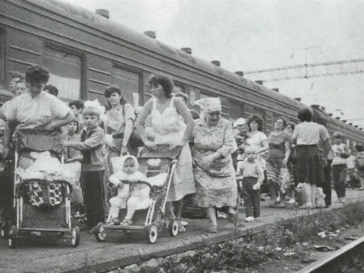 Під час евакуації людям не казали правди про катастрофу. Фото з сайту ukrinform.ua