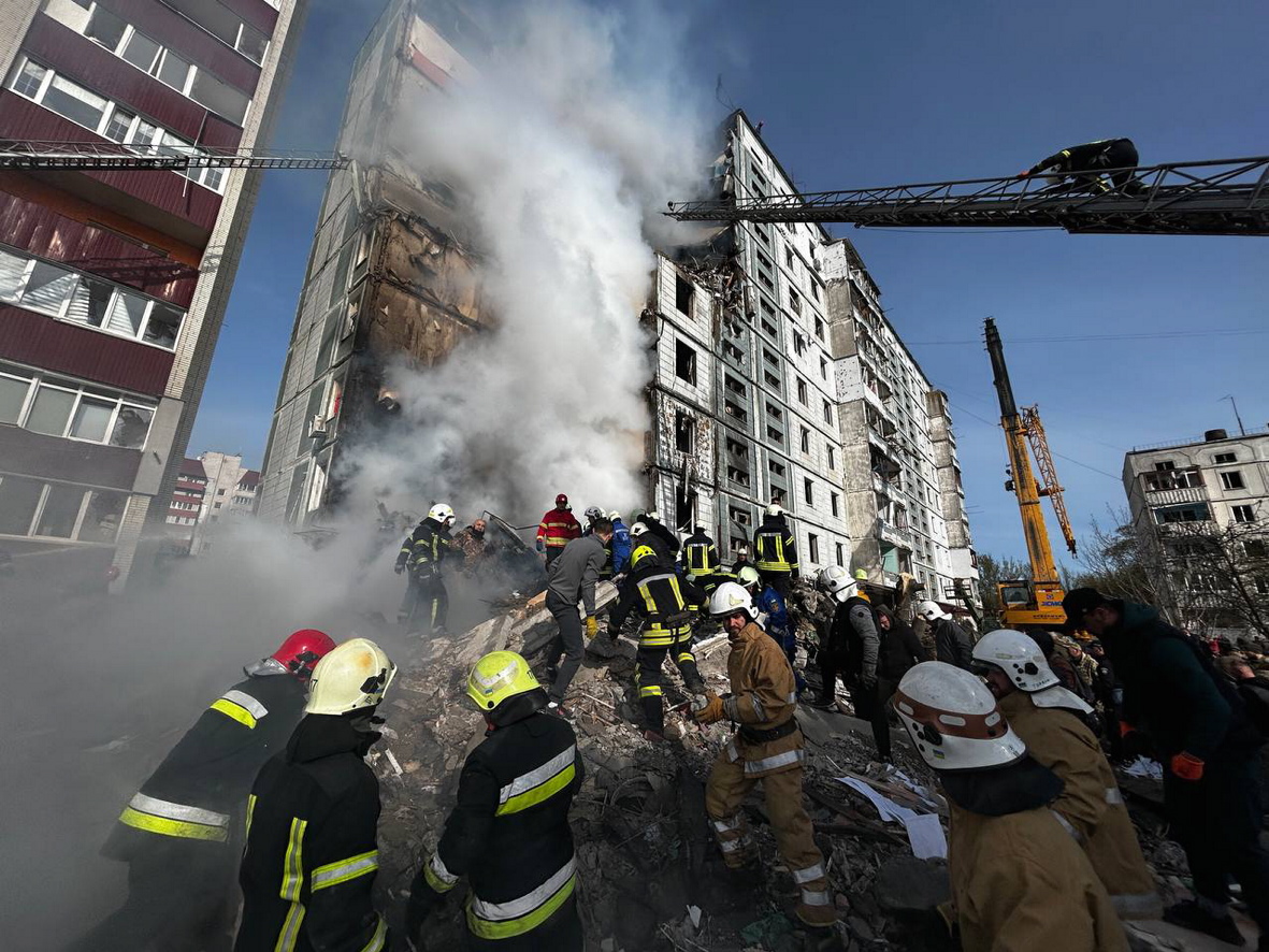 Рятувально-пошукова операція ще триває. Фото із сайту Головного управління ДСНС України у Черкаській області